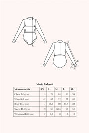 Marie Bodysuit sample XS