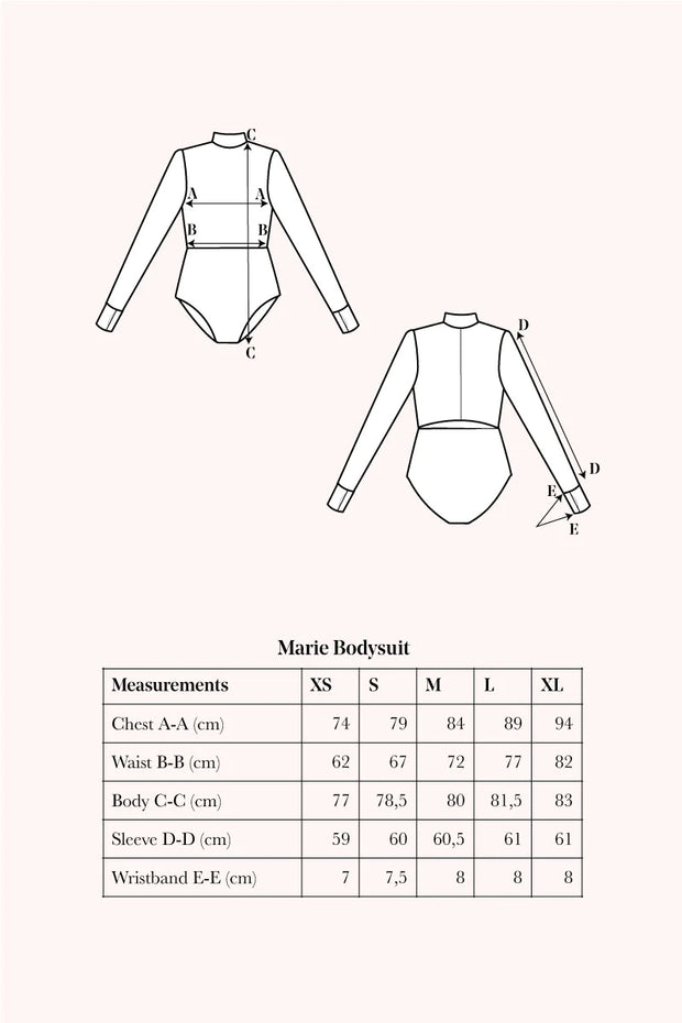 Marie Bodysuit sample XS