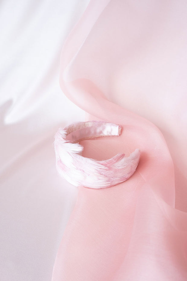Mini Odette Headband Swan Blush