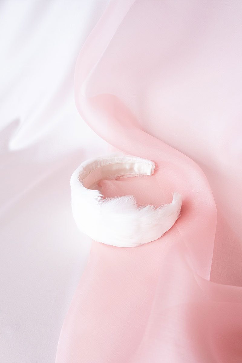 Mini Odette Headband Swan white – Anni Ruuth