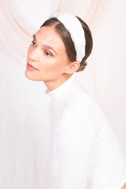 Odette Headband Swan blush
