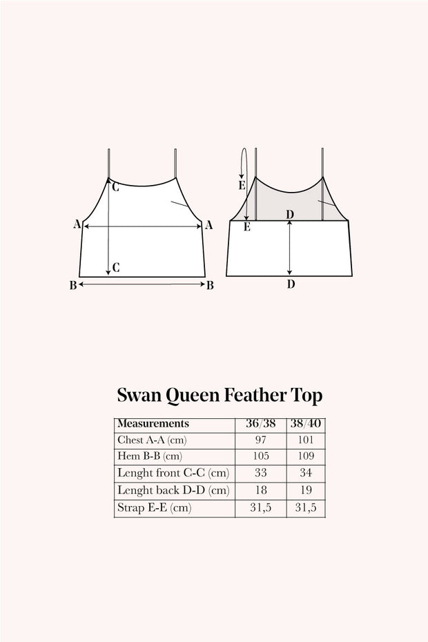 Swan Queen Feather Top